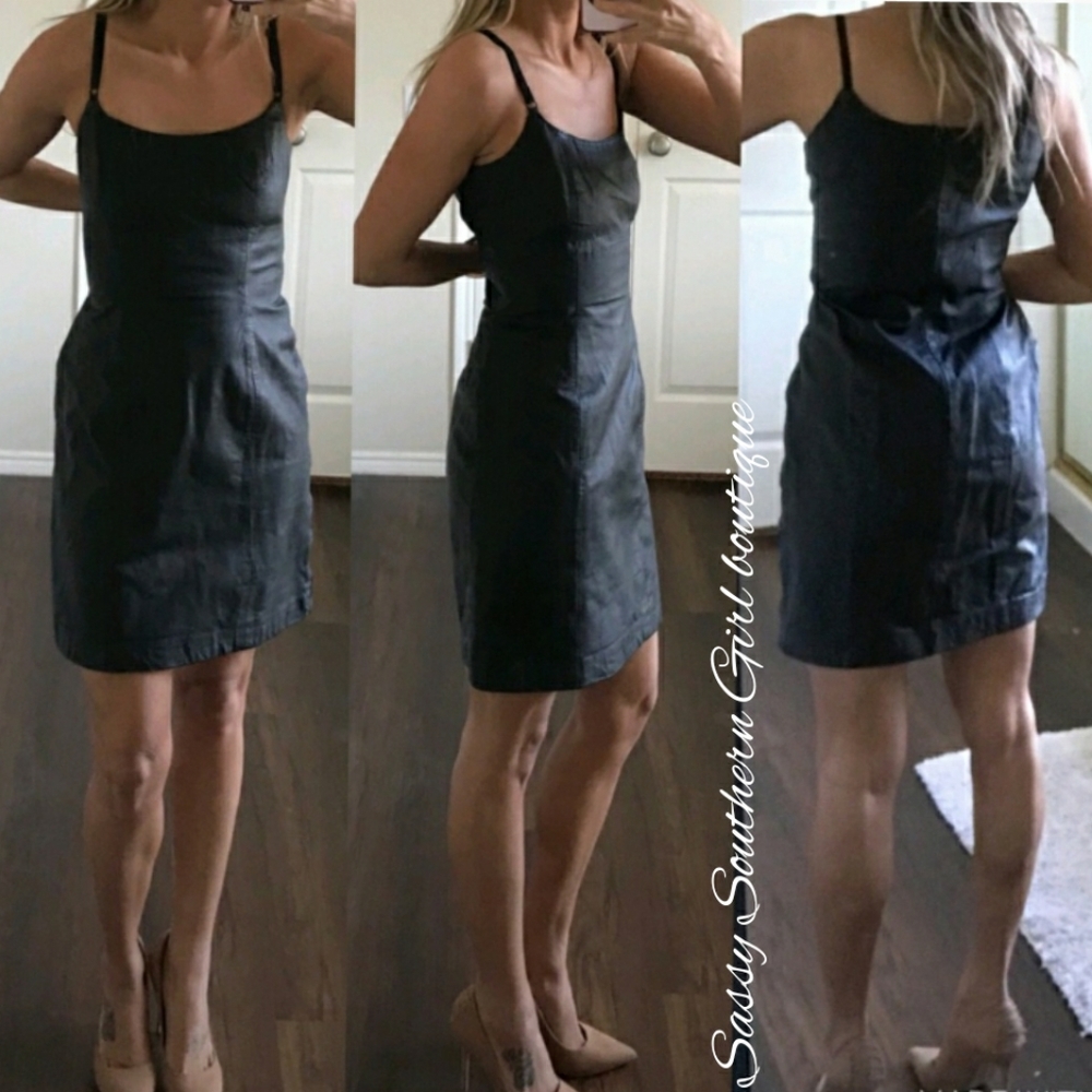 🆕⭐New black leather dress